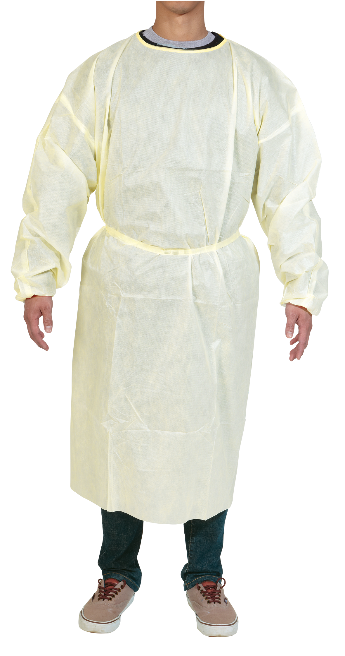 GOWN ISOLATION YELLOW | baremedical