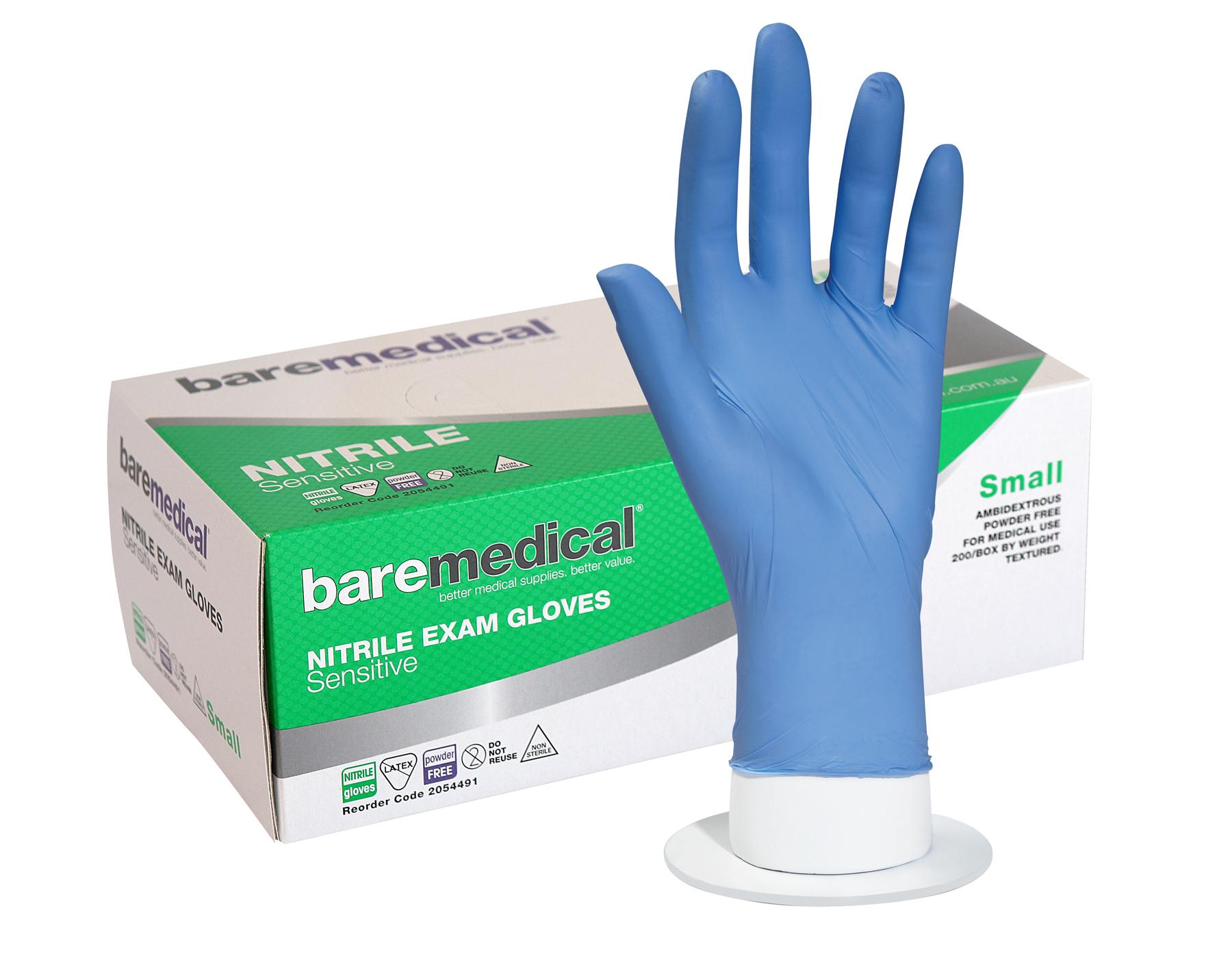 latex gloves exam